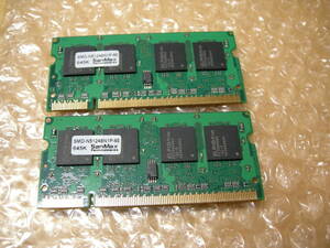  Note PC for SanMax 200pin S.O.DIMM DDR2-667 512MB CL5 ELPIDA(64Mx8) 2 sheets set 