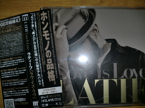 良品日本盤 Latif [Love Is Love][R&B] ryan leslie Iyaz usher Teddy Pendergrass ne-yo justin bieber Rihanna Chris Brown Alicia Keys