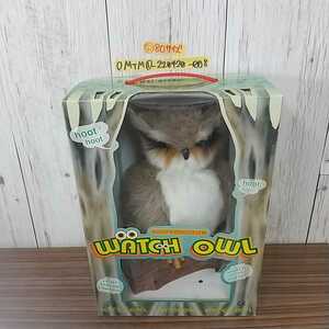 ○WATCH OWL BATTERY OPERATED 音声のみ確認済み 底部に書き込みあり　ふくろう フクロウ