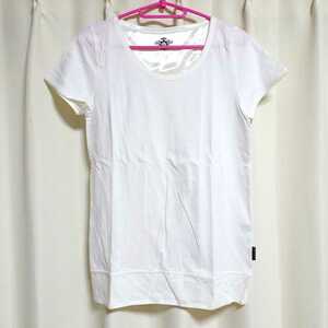 1880 送料無料 未使用 リープリッピン カットソー 半袖 Tシャツ Mサイズ ホワイト 白 無地 レディース トップス LeapLippin