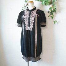 アクシーズ ファム axes femme レース の 可愛い ワンピース M_画像4