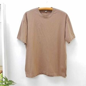 ユニクロ UNIQLO メンズ S 半袖 Tシャツ 茶 ブラウン モカ トップス