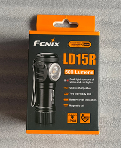 FENIX(フェニックス) LD15R XP-G3 ハンディフラッシュライト 明るさ最高500ルーメン USB充電式 LD15R