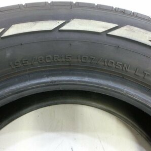 S-5259 深溝 中古タイヤ ファルケン W11 195/80R15 107/105N (2本)の画像6