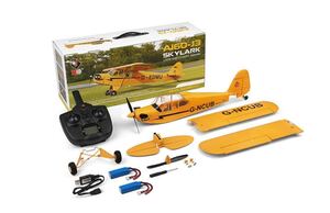 ★バッテリー2本 XK A160-J3 SKYLARK 送信機モード1 3D/6G ブラシレスモーター ジャイロ搭載 RCプレーン 飛行機 RTF 2.4G フルセット 即納