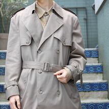 USA VINTAGE TOWNE BY LONDON FOG TRENCH COAT WITH LINER MADE IN SRILANKA/アメリカ古着ロンドンフォグライナー付きトレンチコート_画像2