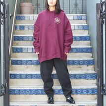 USA VINTAGE LOGO SWEAT HOODIE PARKA/アメリカ古着ロゴスウェットフーディ(パーカー)_画像1