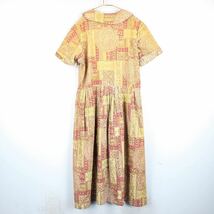 USA VINTAGE HALF SLEEVE PATTERNED ALL OVER DESIGN ONE PIECE/アメリカ古着半袖総柄デザインワンピース_画像5