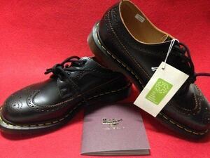 Dr.Martens ドクターマーチン VINTAGE 3989 BROGUE 22853001 BLACK QUILON UK8 ２７センチ 英国製 箱 タグ付き