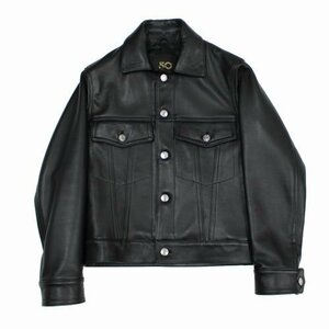 CINQUANTA chin k Anne ta20SS Ram napa leather Tracker jacket 2 type 