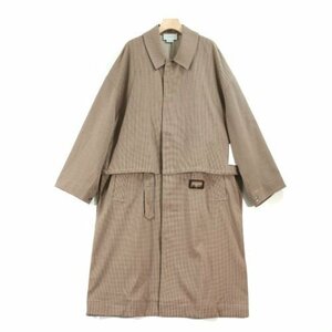 YOKE ヨーク yoke tokyo 19SS 3WAY BAL COLLAR SHARE COAT チェック コート