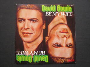 [即決][メガレア][7インチ][フランス盤]★David Bowie - Be My Wife / Speed Of Life★デヴィッド・ボウイ★Low★ロウ★Brian Eno