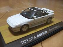 tosa 1/43 TOYOTA MR2 AW11 (White/Silver)