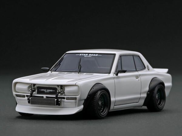 IG1912 イグニッションモデル 1/43 2000 GT-R STAR ROAD ホワイト 日産 スカイライン スターロード