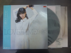 ◆◆日 R 0928 559 - ラブ・タイム / 水越けいこ 28MX2008 - レコード LP 中古