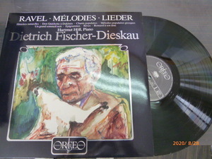 ◆日 Z 0828 313-RAVEL MELODIES LIEDER Dietrich Fischer-Dieskau-定形外発送