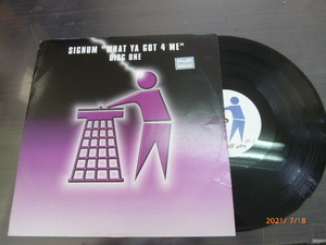 ◆日 N 0624 360 SIGNUM WHAT YA GOT 4 ME DISC ONE レコード 定形外発送