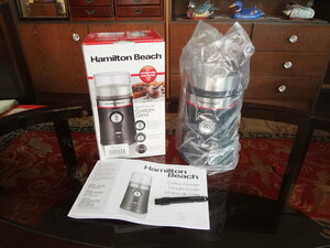 [ Hamilton Beach coffee grinder electric Mill ] Hamilton beach Removable Stainless Steel Chamber Custom Grind 80393