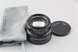 AA (新品級) 7Artisans 35mm F1.2 Canon EOS-Mマウント 初期不良返品無料