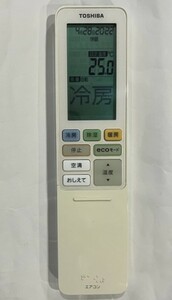 東芝 エアコン用リモコン WH-RA03EJ①　中古品 赤外線発光確認済み