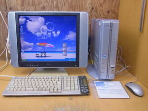 □U/160☆富士通☆デスクトップパソコン＆17型液晶モニタ☆FMV CE50H7☆WinXP☆AthlonXP 2800+ 2.08GHz☆メモリ224MB☆HDD 149GB☆動作OK