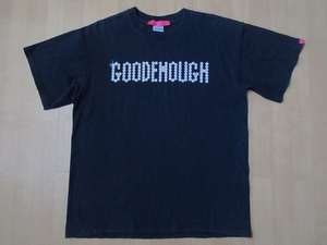 00's GOODENOUGH UK パール ロゴ Tシャツ L ネイビー グッドイナフ Pearl Logo 真珠 宝石 半袖 カットソー GE GDEH 藤原ヒロシ HF 裏原宿