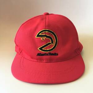 ◆ビンテージ Atlanta Hawks キャップ 帽子 NBA バスケットボール アトランタ ホークス 80S OTTO 