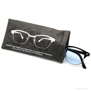 新品即決 送料無料 サングラスケース メガネ入れ 眼鏡ケース ブラック 黒 ブロープリント DuPont USA Tyvek デュポン タイベック 小物入れ