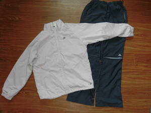 adidas( Adidas ) Wind jacket pants top and bottom set *L, reverse side mesh 