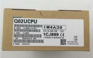 新品【東京発】MITSUBISHI/三菱電機 シーケンサ 　Q02UCPU　CPUユニット　 　【６ヶ月保証】