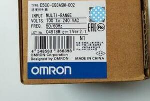 新品 OMRON 温度調節器 E5CC-CQ3ASM-002 保証付き