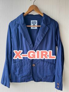 【期間限定】美品★X-GIRL エックスガール　テーラード　ジャケット　薄手