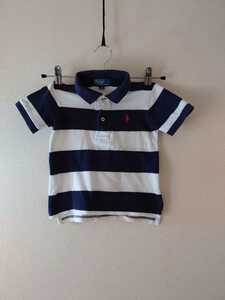  ポロ ラルフローレン　キッズ用 ボーダーポロシャツ サイズ POLO RALPH LAUREN 子供服　子供用　80cm　ボーダーシャツ