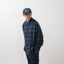 希少★新品本物【緑★3】★BASIN BLACKWATCH LS SHIRT FULL ベイスンブラックウォッチ 正規店購入 ディセンダント 限定入手困難 DESCENDANT_画像1