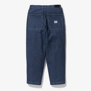 希少★新品本物【青★3】★GALLEY DENIM TROUSERS ギャラリーデニムトラウザー パッチ 正規店購入 ディセンダント 入手困難 DESCENDANT22SS