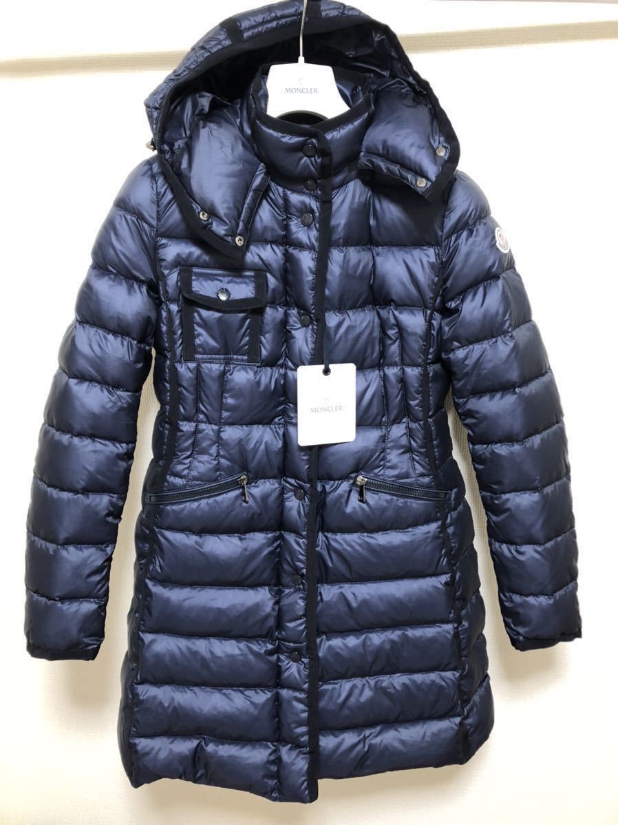 割引クーポン ダウンジャケット XS〜S 0 ネイビー エルミンヌ 公式正規店 MONCLER モンクレール 送料込み 0 ダウンジャケット