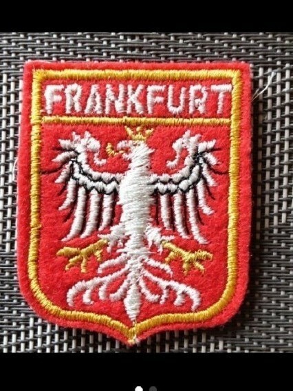 【お値下げ】ドイツ　フランクフルト　刺繍物　ワッペン