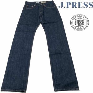 ☆☆ P121W78 新品/日本製 J.PRESS Jプレス CANTON オリジナルデニムパンツ スリムフィット ジーンズ