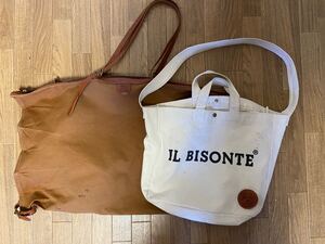 イルビゾンテ キャンディ レザー トートバッグ IL BISONTE イタリア製