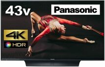 パナソニック 43V型 4K液晶テレビ TH-43FX750 無線LAN/ブラウザ機能/youtube/Amazonビデオ/2画面分割/netflix/hulu/HDR _画像1