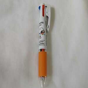 スヌーピー ジェットストリーム 3色ボールペン 指人形 オレンジ