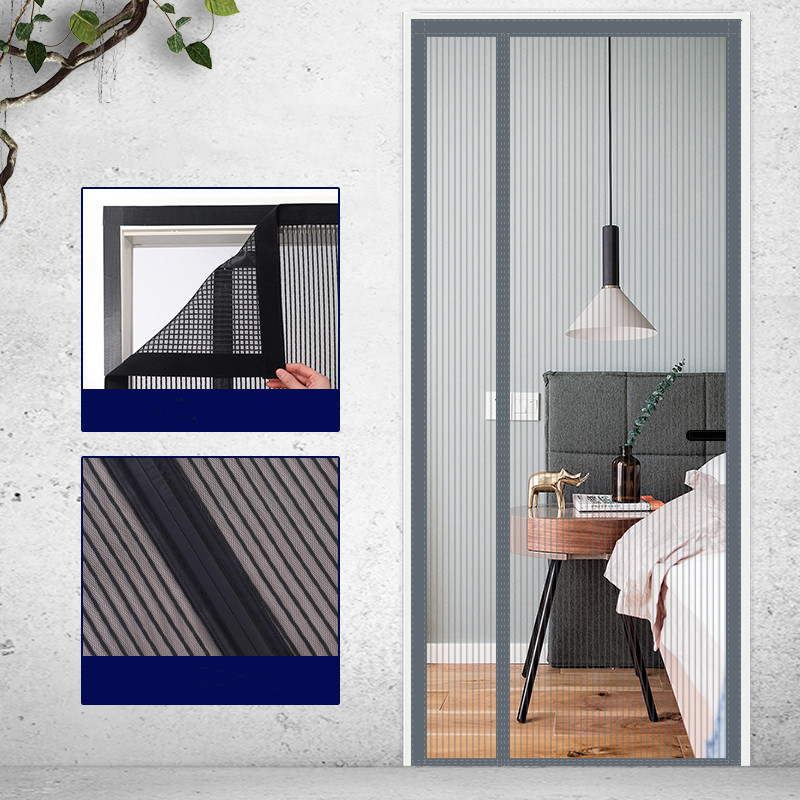 網戸 玄関カーテン 玄関網戸 ドア用 マグネット式網戸 出入り楽々 自動で閉まる