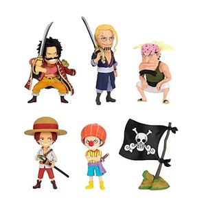 ワンピース ワールドコレクタブル フィギュア 全6種 ロジャー レイリー クロッカス シャンクス バギー ロジャー海賊旗 未開封