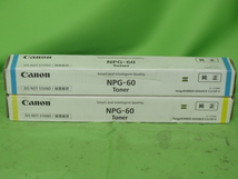 [A13875] ★送料無料 Canon NPG-60 トナー シアン・イエロー 計2本セット ★ iR-ADV C2218F-V 等用 純正未使用 トナーカートリッジ NPG60_画像1