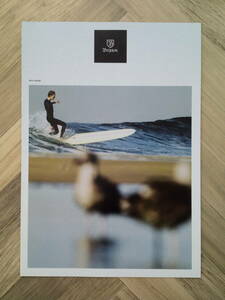 *BRIXTON yellowtail k stone advertisement / easy! inserting only frame set surfing poster manner design A4 size postage 230 jpy ~