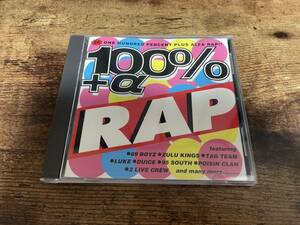 CD「100%+α ラップ RAP」洋楽ヒップホップ オムニバス●