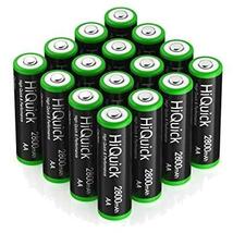 HiQuick 単三電池 充電式 ニッケル水素電池 高容量2800mAh ケース4個付き 約1200回使用可能 単3形充電池 単三充電池16本セット_画像1