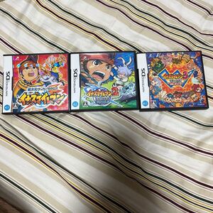 イナズマイレブン 1.2.3のセット ゲームソフト DSソフト