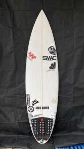 【引き取り可能】 サーフィン SMAC サーフボード Jamie Byrne ５’９ １／２” ショートボード 3Fin / FUTURES 中古サーフボード⑰