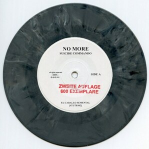 No More Suicide Commando 7“ EP (Ltd Second pressing 600 grey vinyl) ドイツ 80s German NDW EBM New Dark Synth Wave Minimalの画像3